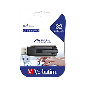 USB-накопитель Verbatim 49173 32GB USB 3.2 Чёрный, фото 2