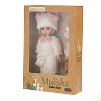 Кукла Мулиша в костюмчике Барашка, 28 см.