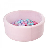 Сухой бассейн 90*30 см. с комплектом из 100 шаров "Pink"