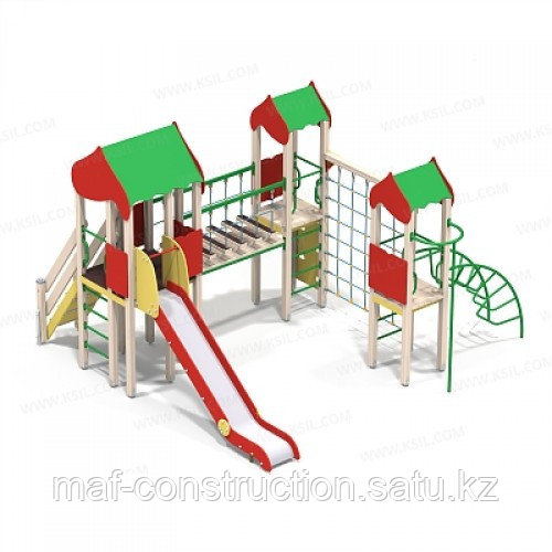 Детский игровой комплекс для детей старшей возрастной группы - фото 1 - id-p94727217