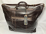 Дорожная сумка из кожи от итальянского бренда "TONY BELLUCCI" (высота 40 см, ширина 47 см, глубина 20 см), фото 2