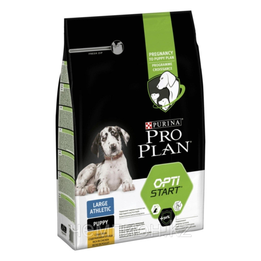 Pro Plan Puppy Large Athletic, Про План корм для щенков крупных пород с курицей, уп. 12кг.