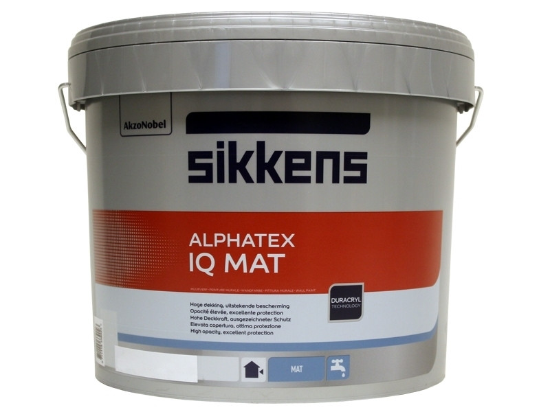 Sikkens Alphatex IQ Mat (Глубокоматовая краска) 10 5 - фото 1 - id-p94735761