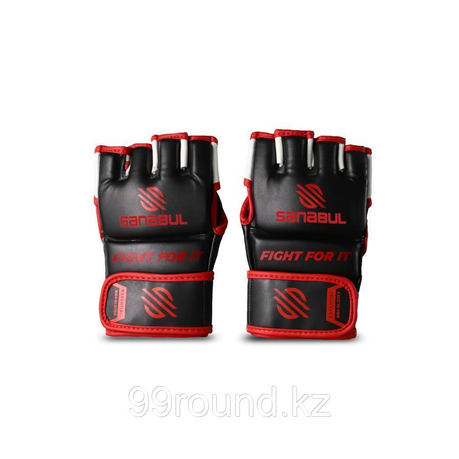 Перчатки для ММА Essential MMA Grappling Gloves красный, S/M