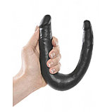 Чёрный двусторонний фаллоимитатор Pipedream U-shaped Small Double Trouble, фото 3