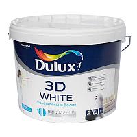 Краска Dulux 3D WHITE бархатистая BW 10л