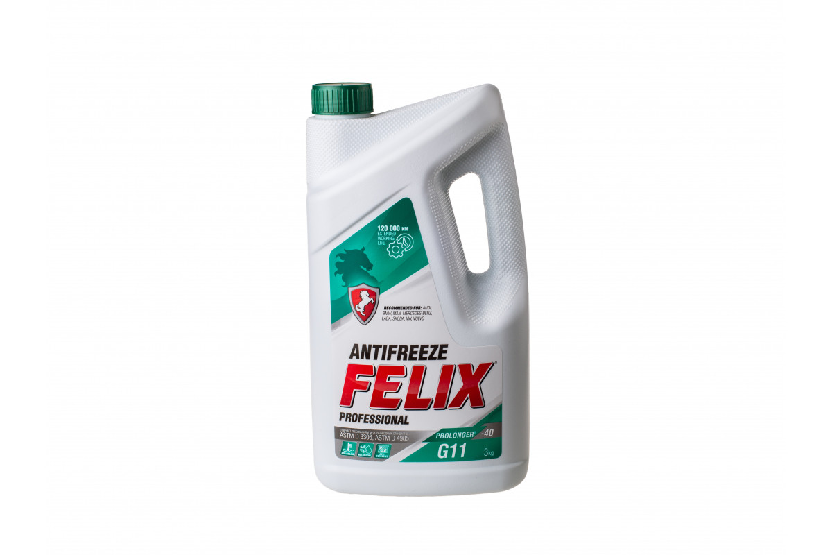 Антифриз FELIX PROLONGER G11 зеленый 3кг, фото 1