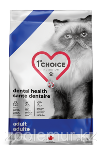 1st CHOICE DENTAL для кошек Курица 1.8 кг.