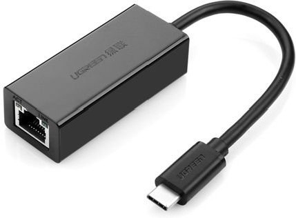 Ugreen 853076 USB Type C - LAN RJ-45 черный