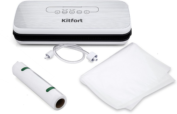 Вакуумный упаковщик Kitfort КТ-1502-1 белый - фото 3 - id-p94746958