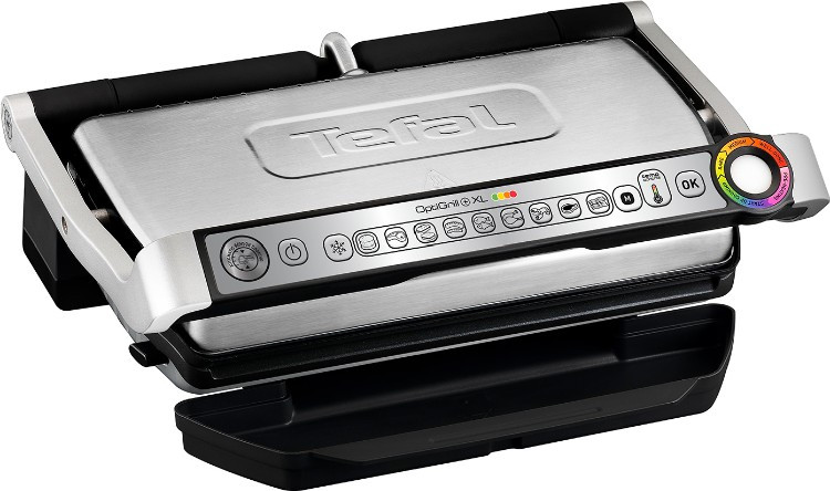 Электрогриль Tefal Optigrill+ XL GC722D34 серебристый