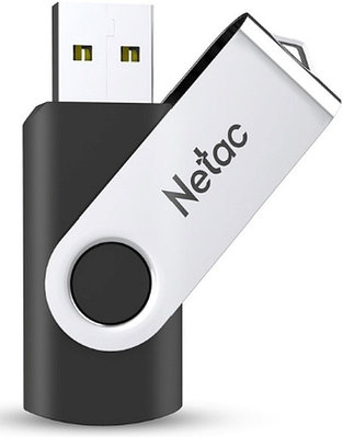 USB Flash карта Netac U505 16GB черный-серебристый