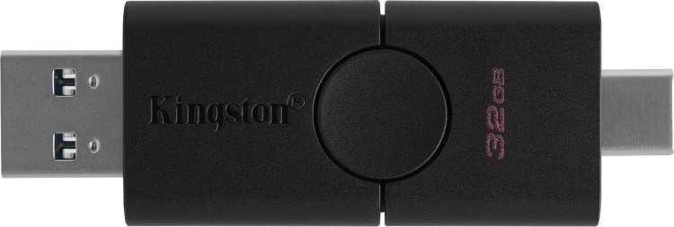 USB Flash карта Kingston Data Traveler Duo 32Gb черный
