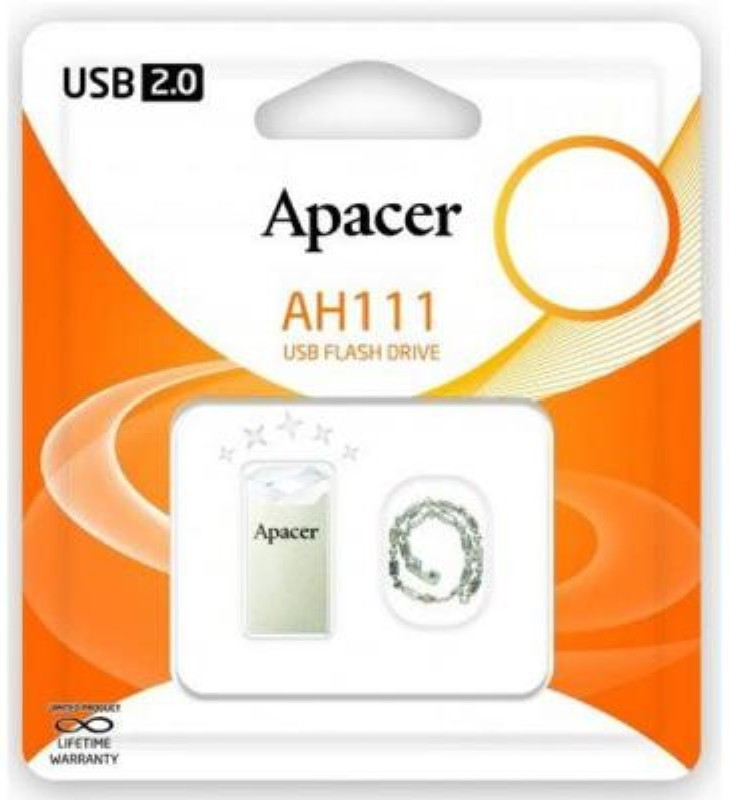 USB Flash карта Apacer AP64GAH111CR-1 64Gb белый - фото 4 - id-p94747133