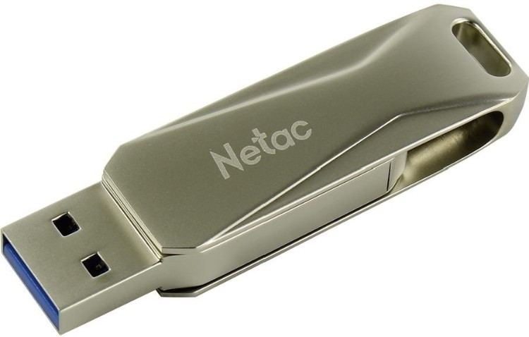 USB Flash карта Netac U782C 32GB серебристый