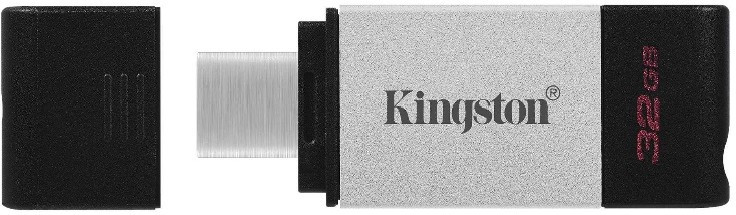 USB Flash карта Kingston DataTraveler 80 32Gb серебристый - фото 2 - id-p94747163