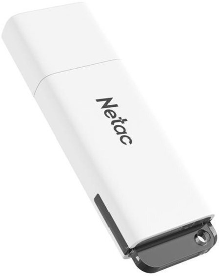 USB Flash карта Netac U185 64GB белый