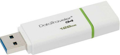 USB Flash карта Kingston DTIG4 128GB белый