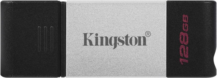 USB Flash карта Kingston DataTraveler 80 128Gb серебристый