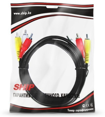SHIP RCA SH8053-3P 3 м черный
