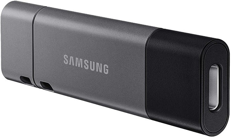 USB Flash карта Samsung Duo Plus 64Gb серебристый-черный - фото 2 - id-p94747219