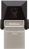 USB Flash карта Kingston DTDUO3 64GB черный