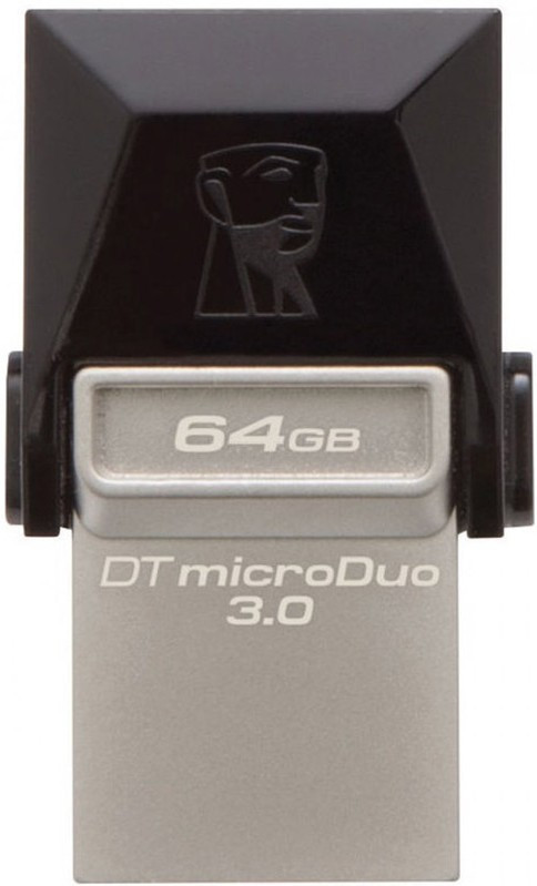 USB Flash карта Kingston DTDUO3 64GB черный - фото 1 - id-p94747228