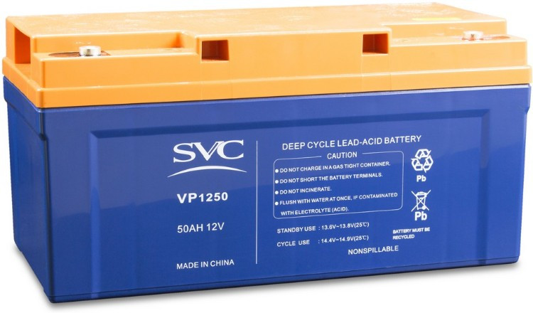 Аккумулятор SVC VP1250 синий-оранжевый