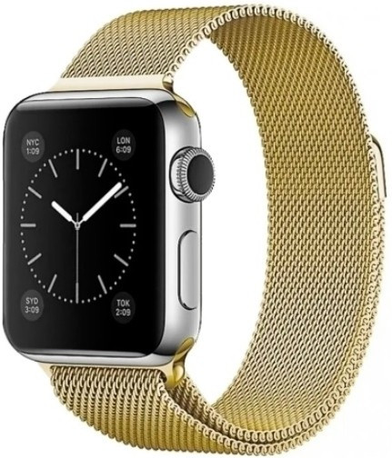 Ремешок A-case для Apple Watch 42mm золотистый - фото 1 - id-p94749076