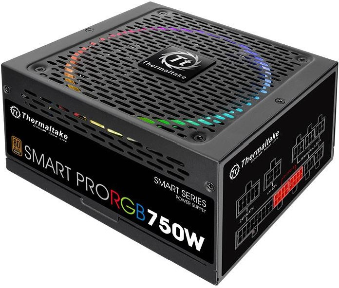 Блок питания Thermaltake Smart Pro RGB ATX 750W - фото 1 - id-p94747476