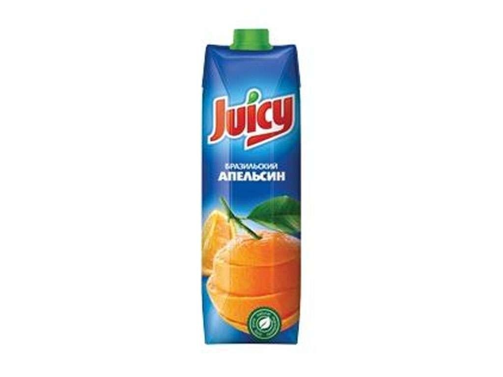 Сок "Juicy", апельсин, 1 литр