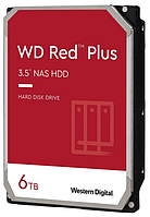 Жесткий диск HDD 6 Tb Western Digital Red Plus WD60EFZX 3.5” 5640rpm 128MB