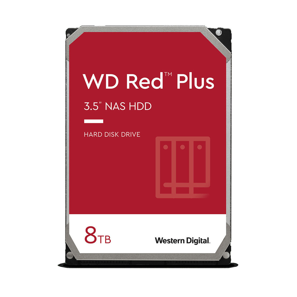 Жесткий диск HDD для NAS систем 8Tb Western Digital Red Plus WD80EFBX