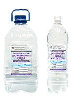 Дистиллированная вода, фасовка ПЭТ-бутылка, 1 л