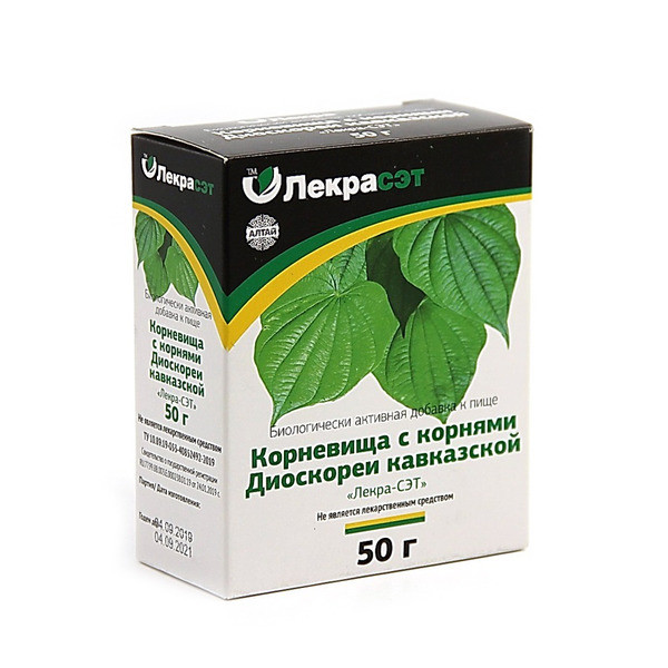 Диоскорея, Кавказская корневища с корнями 50г