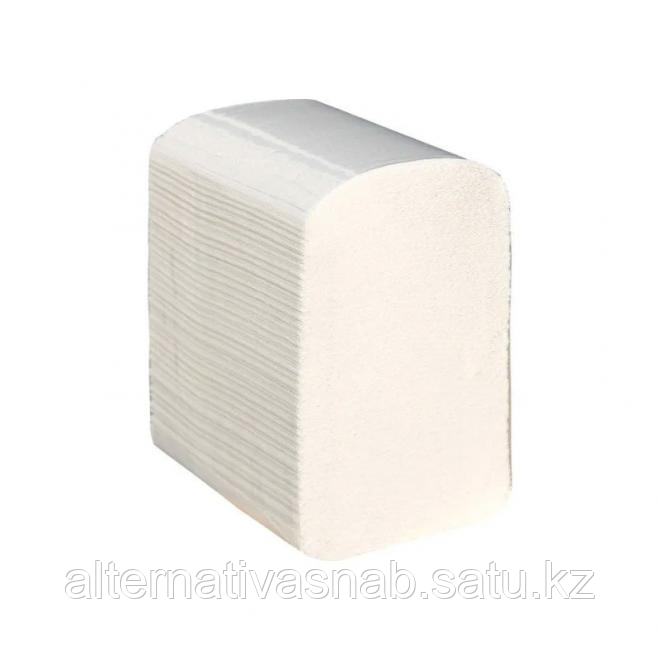 Туалетная бумага листовая, Z укладка, 21х11,5см, 38гр, белая, для диспенсера - фото 1 - id-p94754660