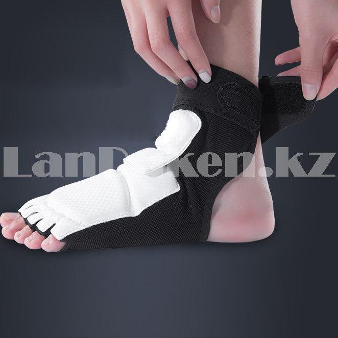 Защита стопы носки-футы для тхэквондо на липучках Dae do белые Размер S - фото 4 - id-p66504832
