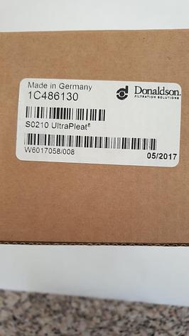 Фильтр Donaldson S0210 Ultra Pleat для тонкой очистки сжатого воздуха, фото 3