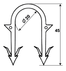 Скобы для такера 12-20 (500шт) VALTEC (теплый пол)