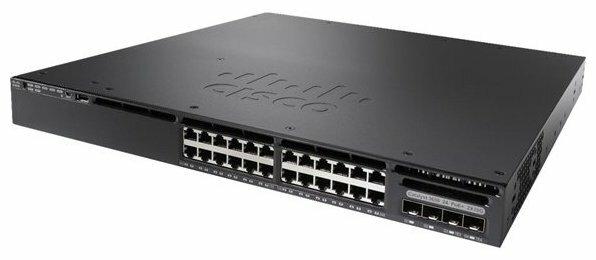 Коммутатор Cisco Catalyst 3650 24 Port PoE 4x1G Uplink LAN Base - фото 1 - id-p94771161
