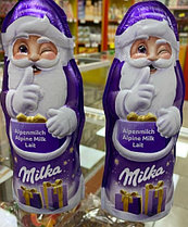 Шоколадный Дед Мороз Санта Milka 90 гр