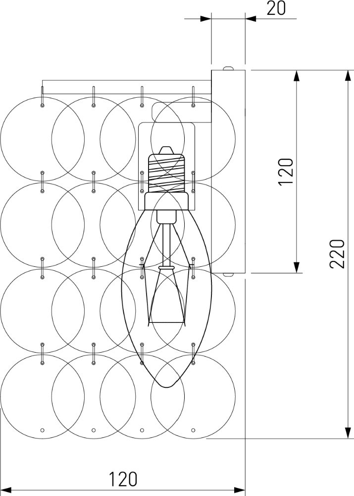 Бра Eurosvet Сандра 60005/1 - фото 4 - id-p94784463