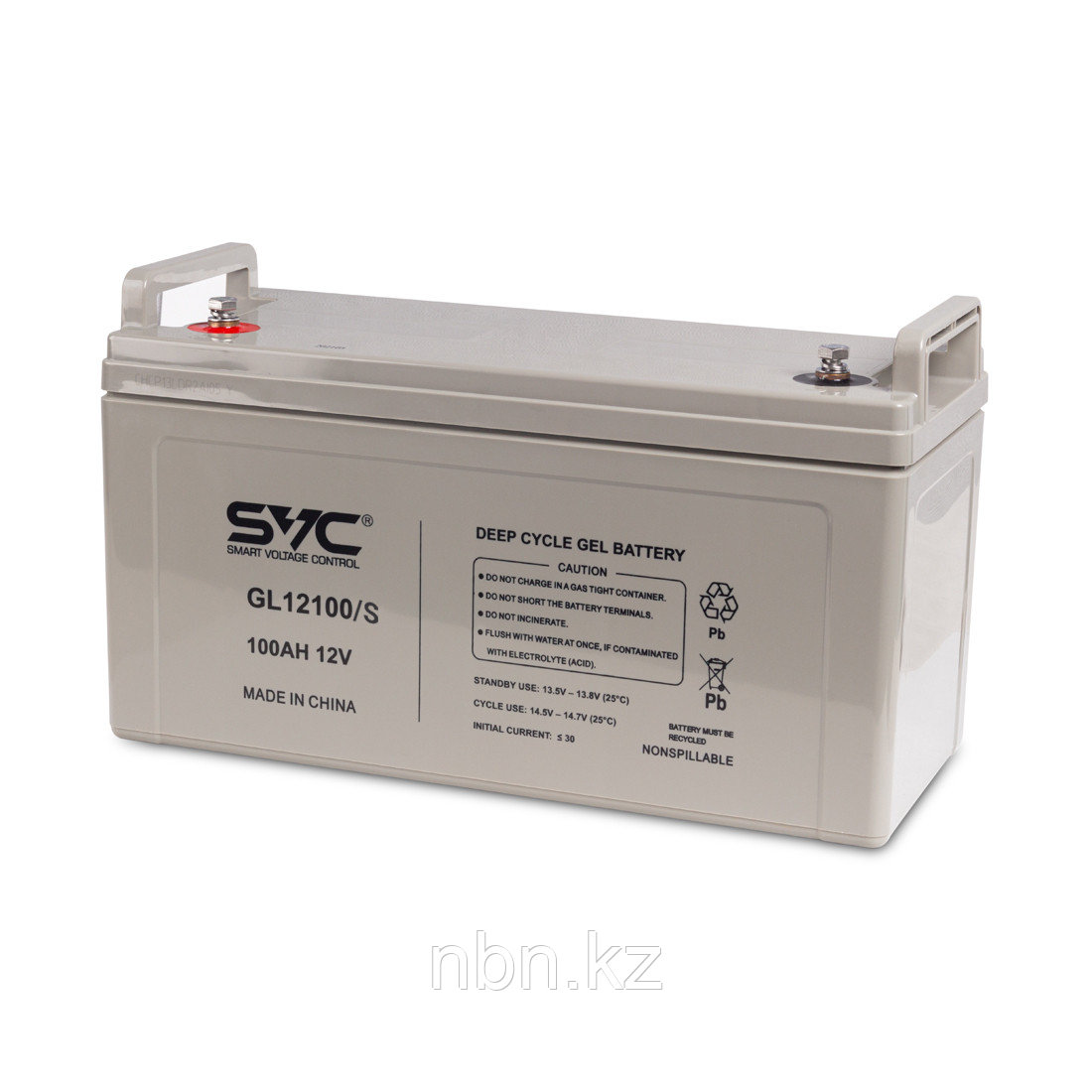Аккумуляторная батарея SVC GL12100/S 12В 100 Ач (407*172*236) - фото 1 - id-p94698003