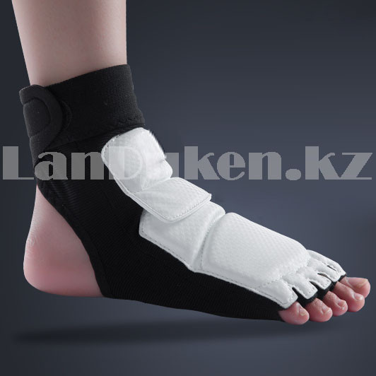 Защита стопы носки-футы для тхэквондо на липучках Dae do белые Размер M - фото 6 - id-p94801951