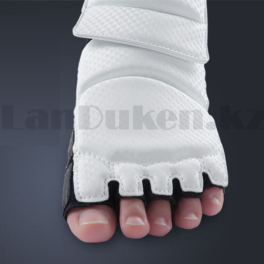 Защита стопы носки-футы для тхэквондо на липучках Dae do белые Размер ХL - фото 5 - id-p94802454