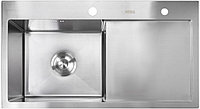 Кухонная мойка Avina HM 78x43L серебристый
