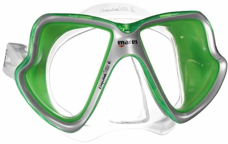 Маска Mares X-Vision Mid LiquidSkin 411029 зеленый