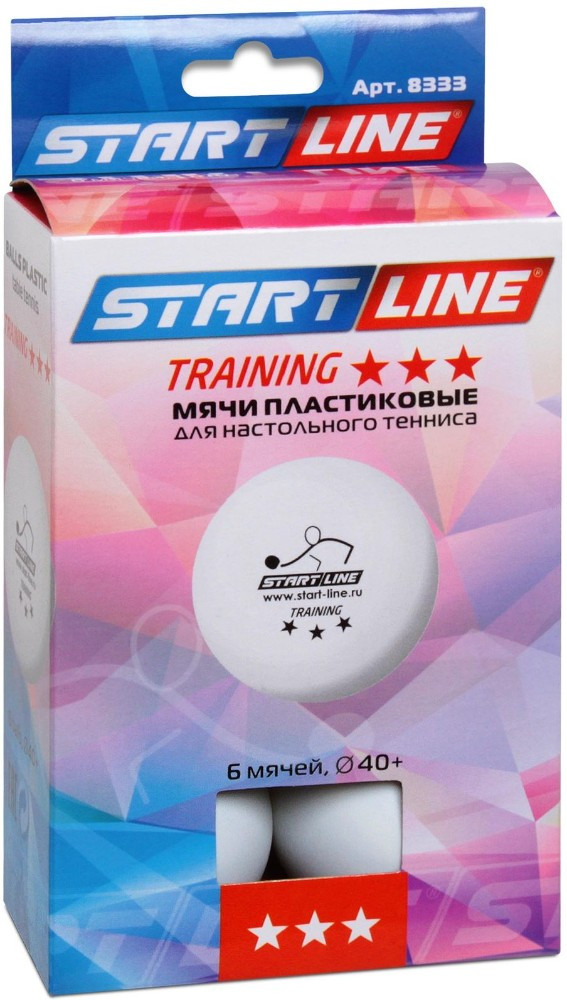 Аксессуар Start Line Training 3 New 8333 белый 6 предметов