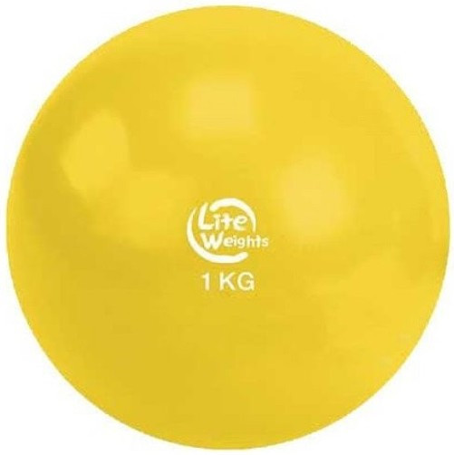 Фитбол Lite Weights 1701LW 1 кг желтый - фото 1 - id-p94787414