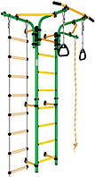 Шведская стенка ROMANA Карусель S5 зеленый-желтый
